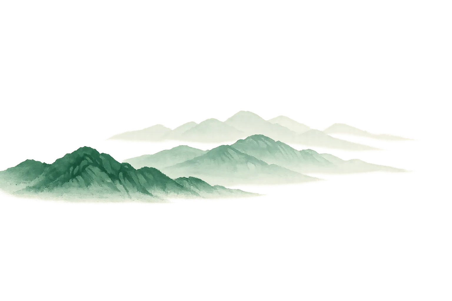 远山 — 华映科技 千里江山图意境